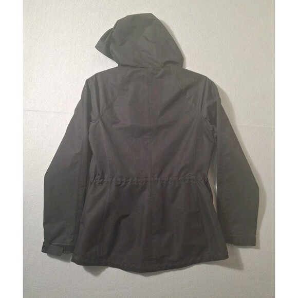 Vince Camuto Black Light Polyester Hooded Reflective Slim Jacket Women's Size: S - Picture 7 of 7